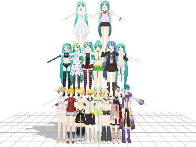 New PD models by PiccolaGoccia on DeviantArt