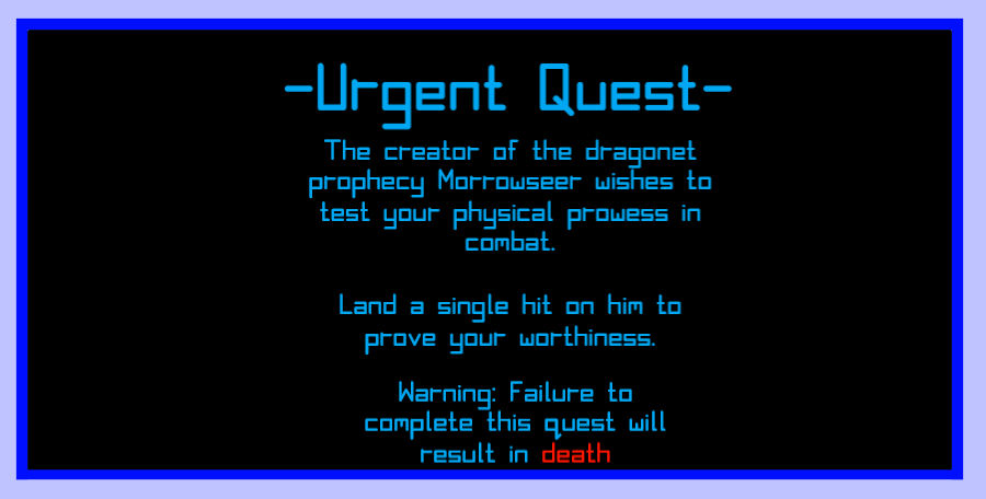 Urgent Quest (Morrowseer Fight)