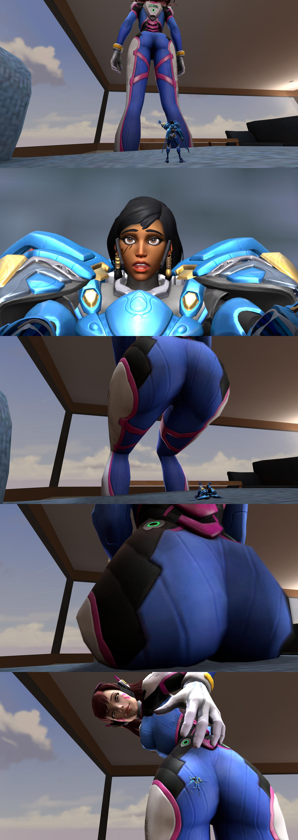 Under Pressure (Overwatch Giantess) by spedstar623