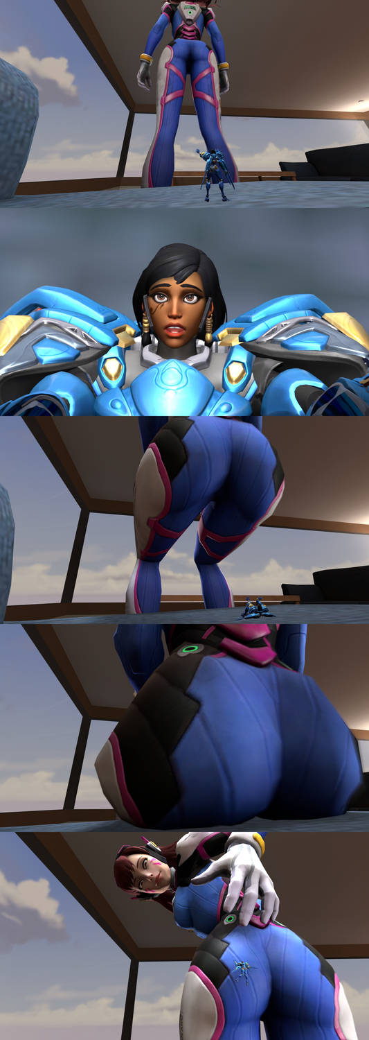 Under Pressure (Overwatch Giantess) by spedstar623