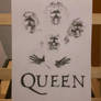 negative drawing of queen