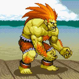 Blanka/Sprites  Street fighter characters, Blanka street fighter, Street  fighter