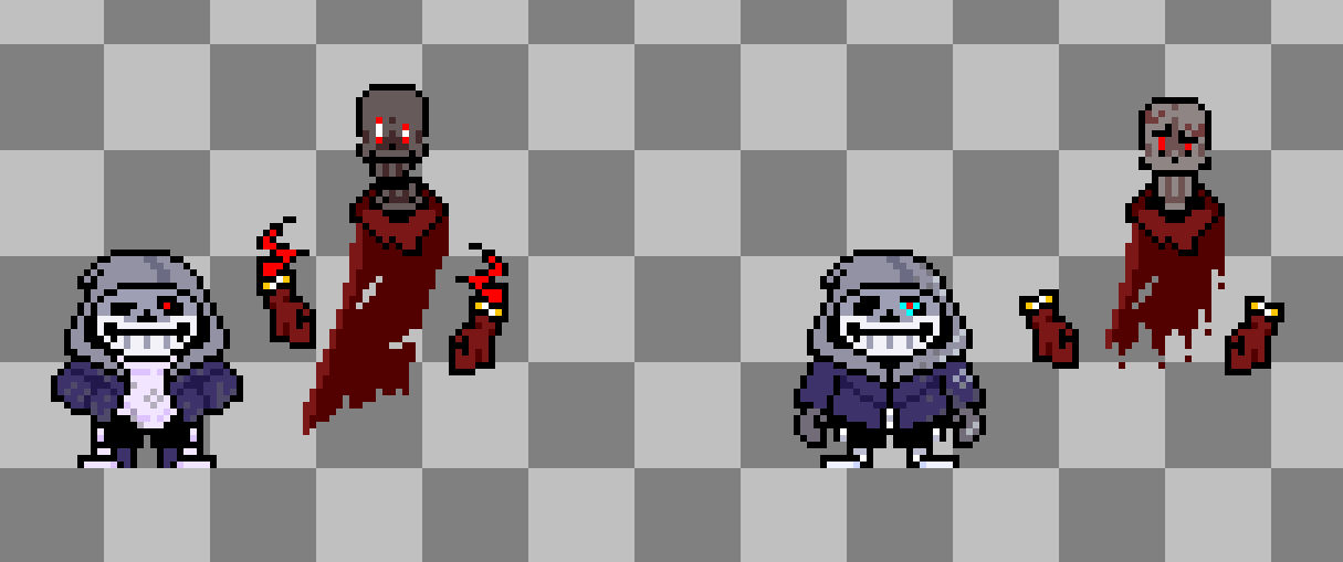 Dusttale and Underdust by AleRTX on DeviantArt