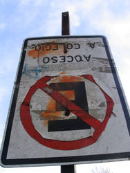 Destroyed Sign