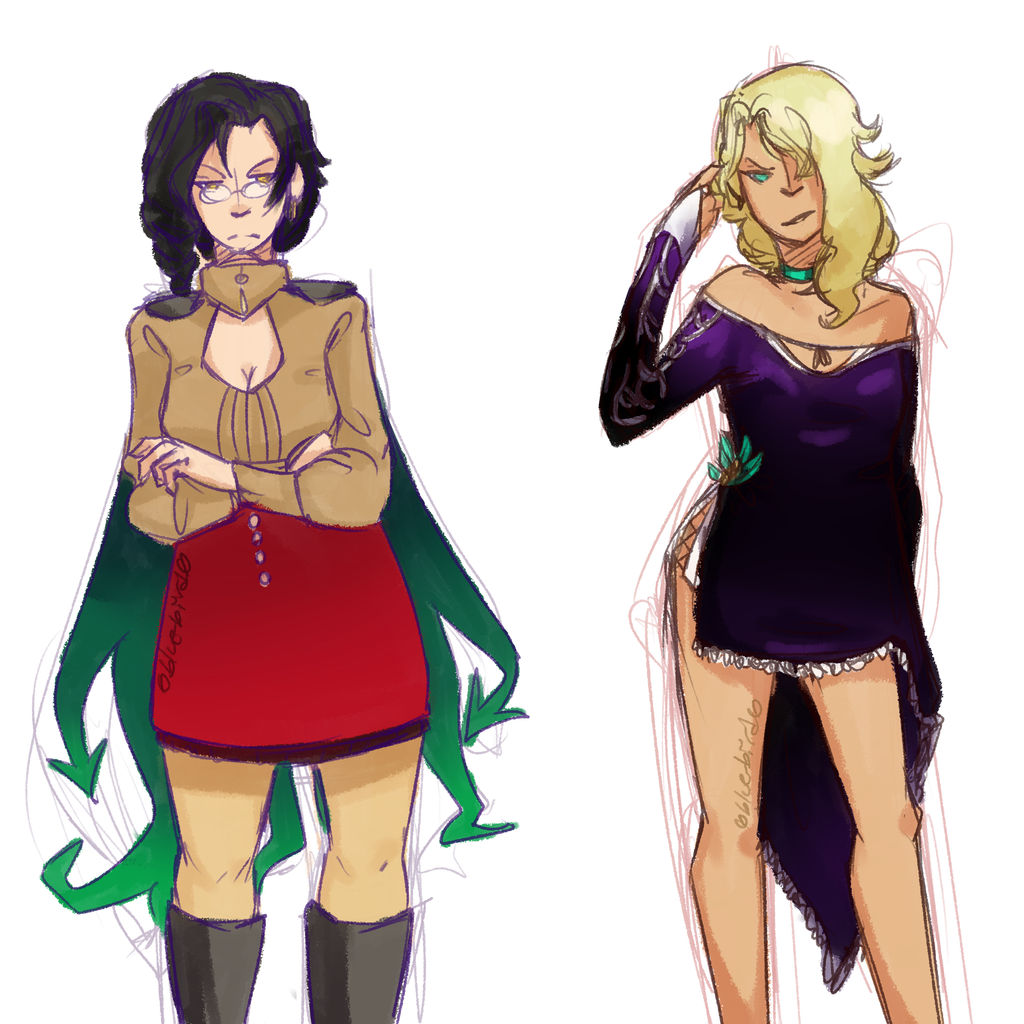 Glynda and Cinder: Color Palette Swap