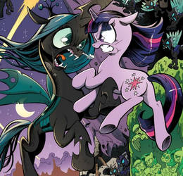 Queen of Changelings vs Twilight Sparkle