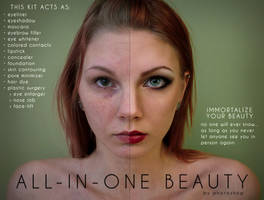 Parody Ad: All-in-One Beauty by Photoshop