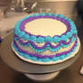 Purple and Blue ruffle