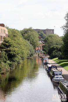 Nottingham Castle from the canal