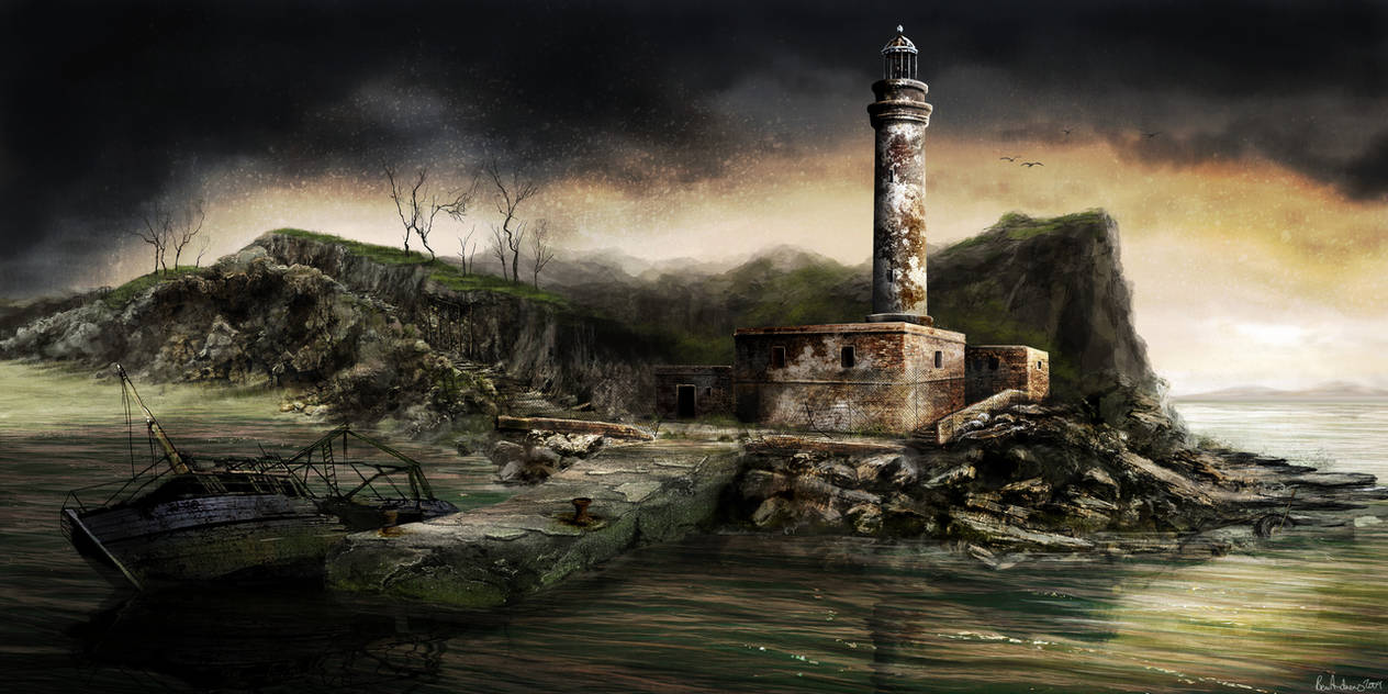 'Dear Esther' Lighthouse by Ben-Andrews