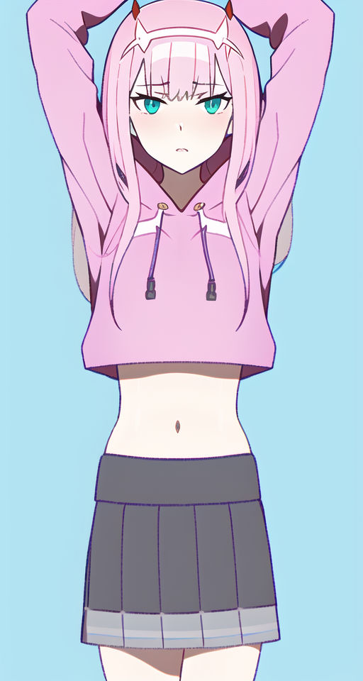 Zero Two Driver Deviantart Zero Two (darling In The Franxx), Midriff, Skirt, by dvhgc on DeviantArt