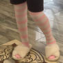 I got my knee-highs! They so cute!!