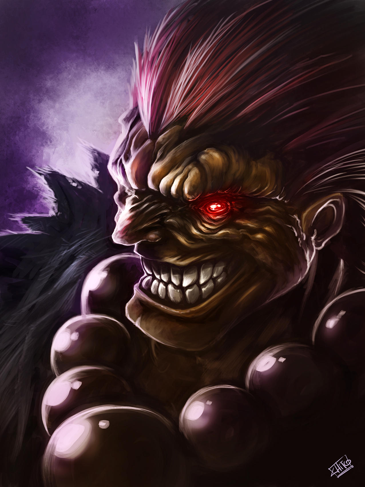 Street Fighter 3 - Akuma by x-ninja00 on DeviantArt