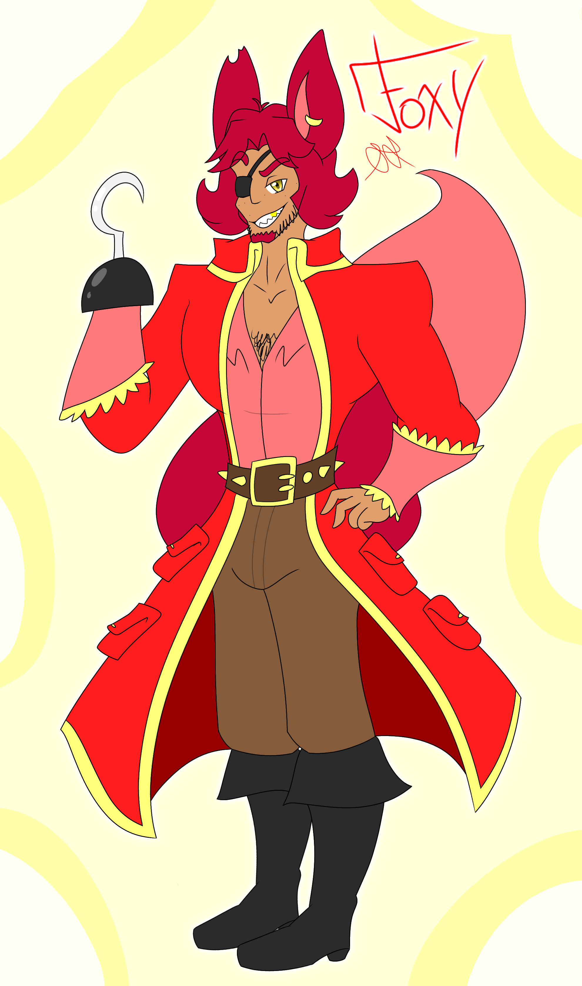 Foxy Humanized Human Foxy by Todesengel7 on DeviantArt