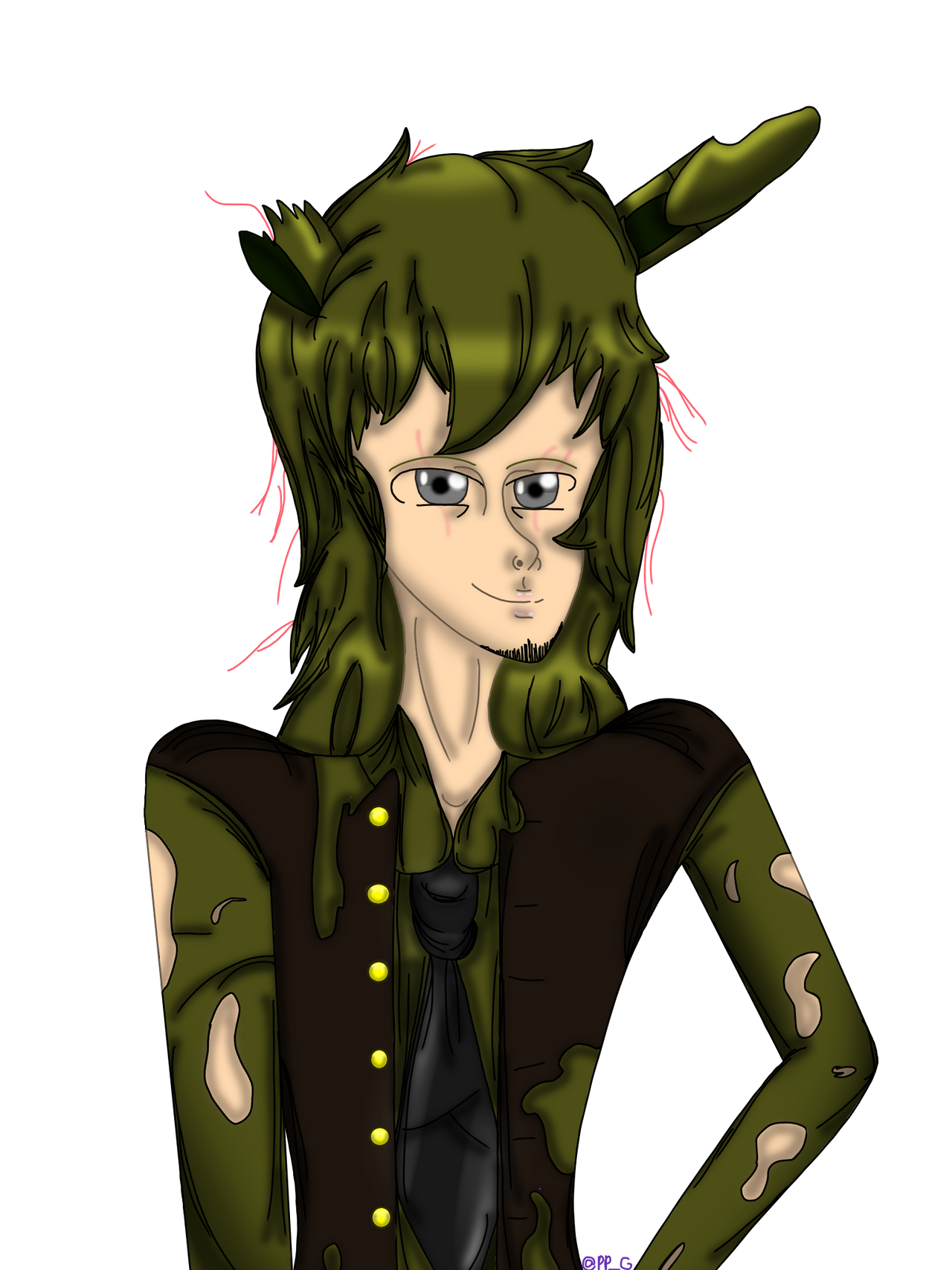 Springtrap Human Springtrap by WilliamAftonsan11 on DeviantArt