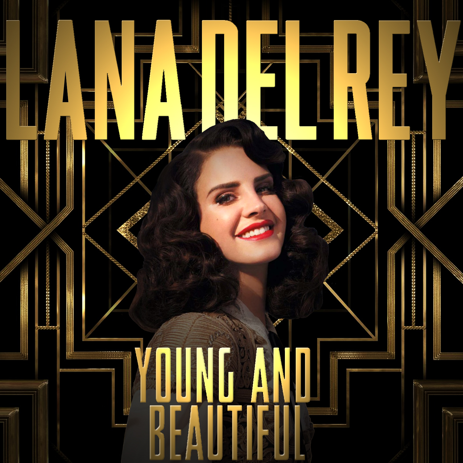Lana Del Rey Young And Beautiful Single by cal2021 on DeviantArt