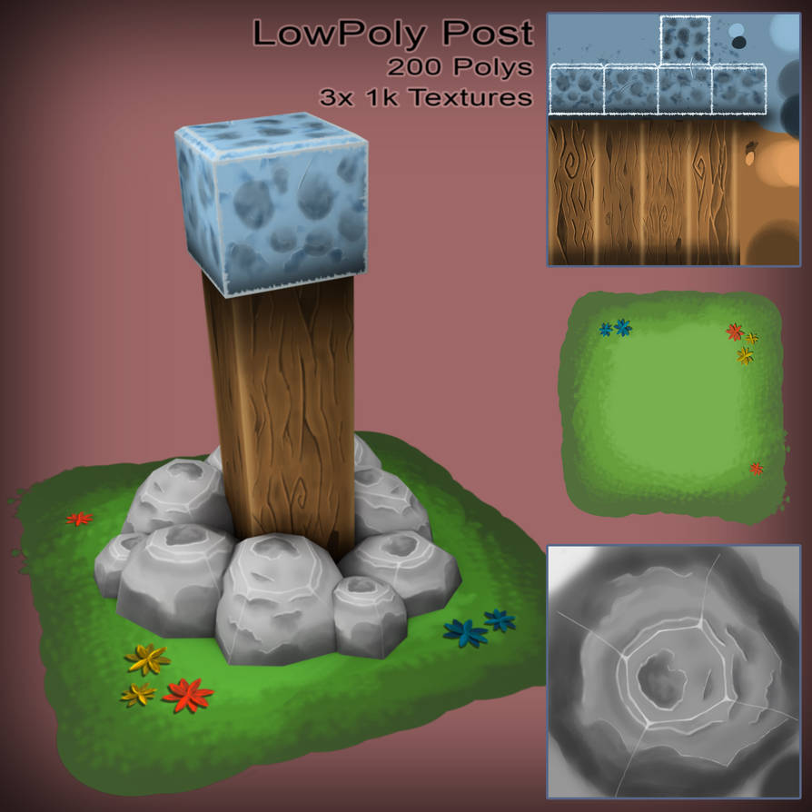 Poly Post Transparent Low Poly Post by Danny--B on DeviantArt