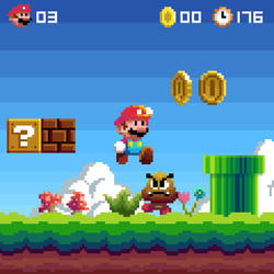 Super Mario Pixel