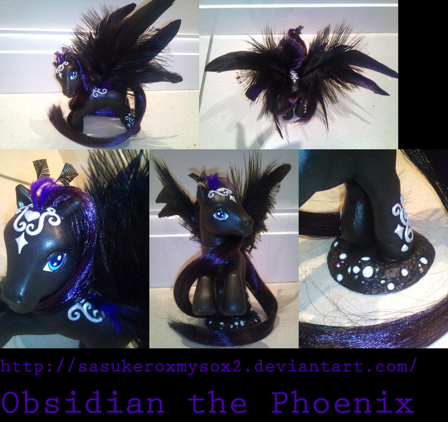 Obsidian the Phoenix Pony