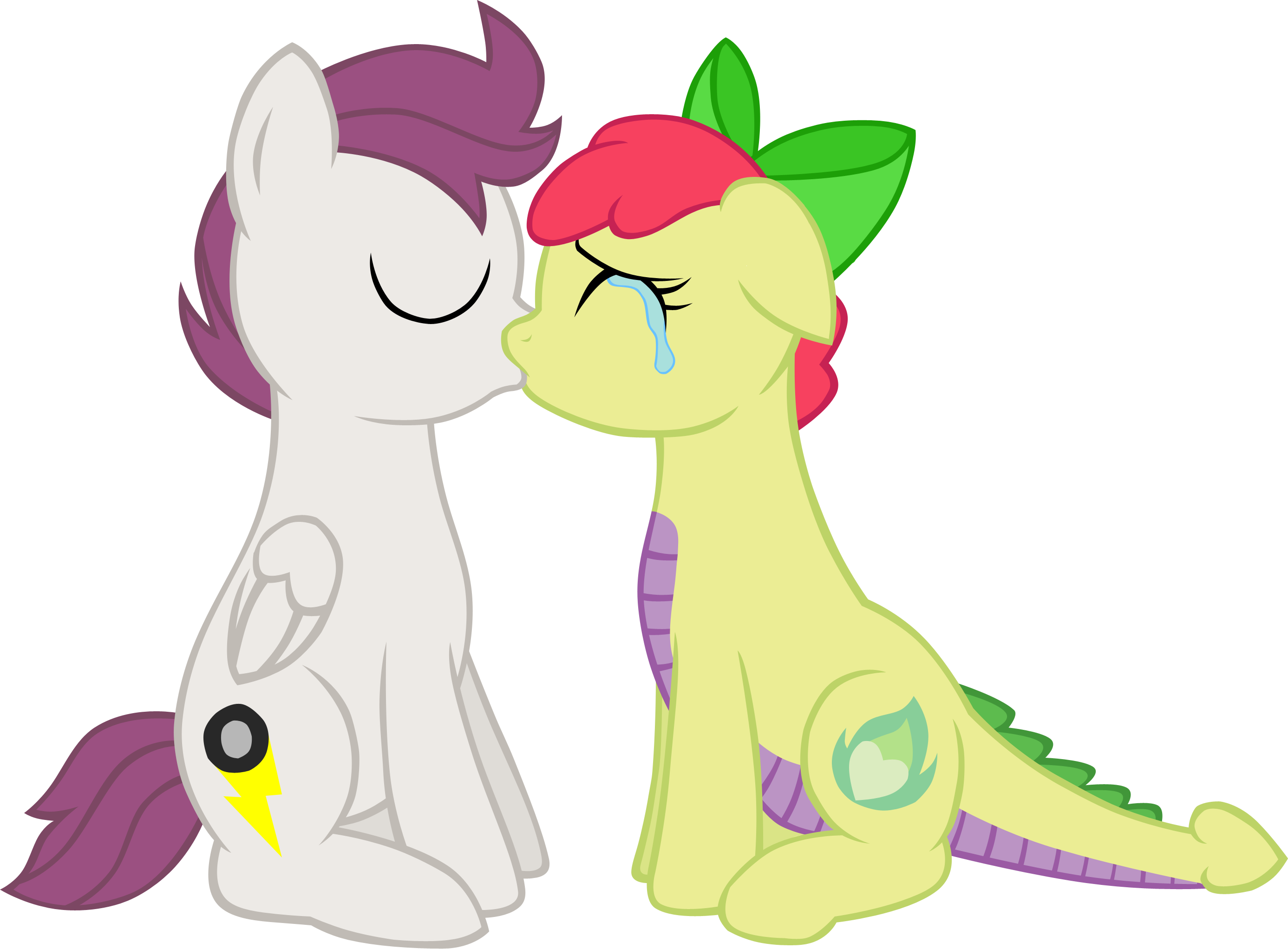 Apple Spice's First Kiss