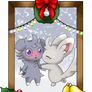 Holiday Portrait - Espurr x Minccino