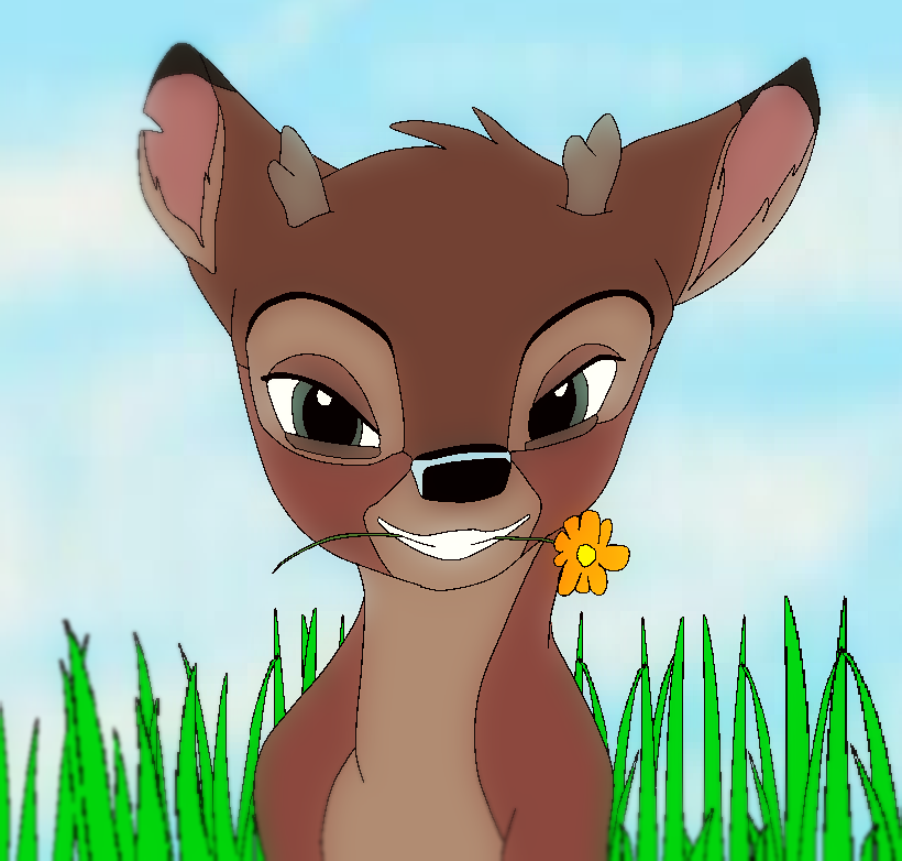 A flower for you by Ronnothehandsomefawn on DeviantArt