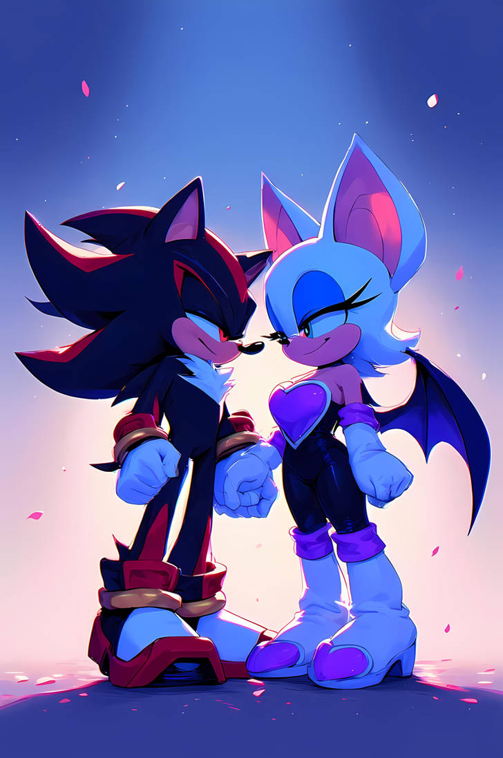 Shadow Rouge Wolf Shadow And Rouge by ItsJustSoAI on DeviantArt