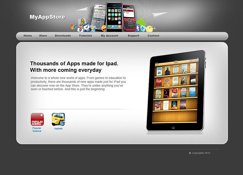 Apps Store Theme