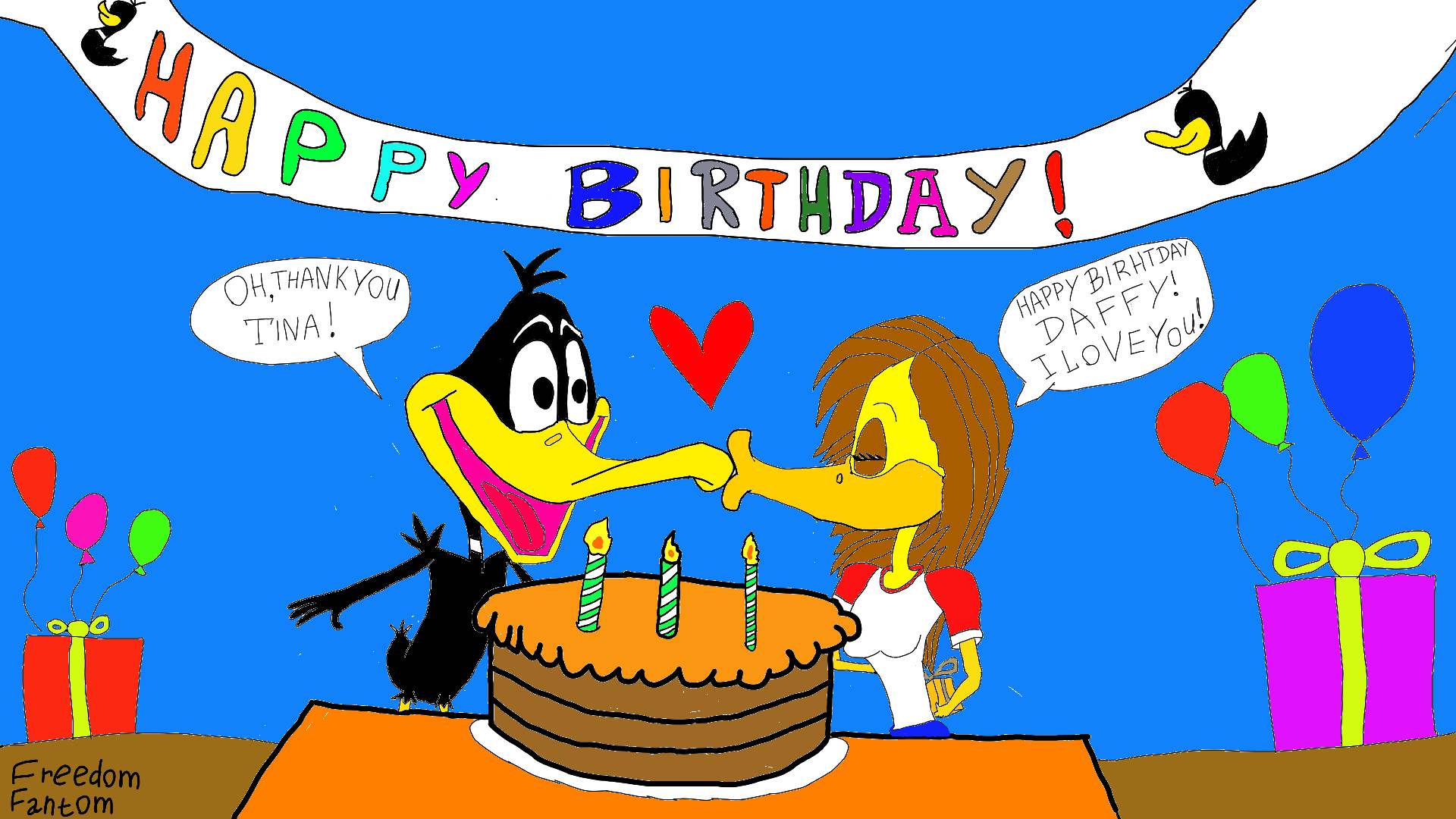 Happy 86-th Anniversary Daffy Duck by FF040776 on DeviantArt