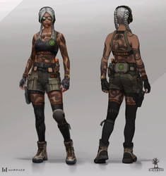 GORGONA characters set, Engineer, Warface