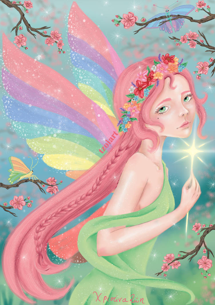 Spring Fary Spring Fairy by tzoiart on DeviantArt