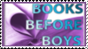 Books Before Boys Stamp