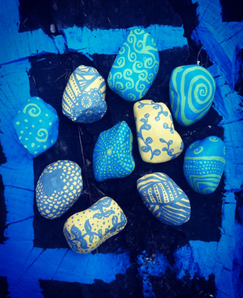 Painted Rocks by NightingaleOnFire on DeviantArt