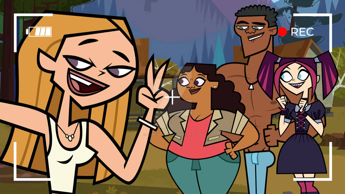 Julia Taking a Selfie with the Cast Total Drama by Dawnsbubble on