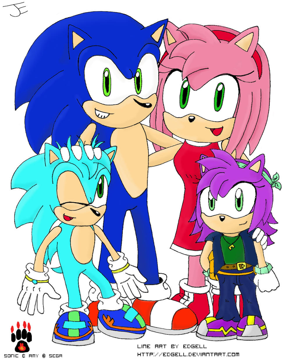 Sonic's Family Collab by Midnight-The-Cat on DeviantArt