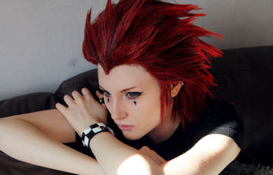 Kingdom Hearts Axel - Thinking about you by TheCarebearFag