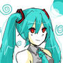 Lazy drawn Miku