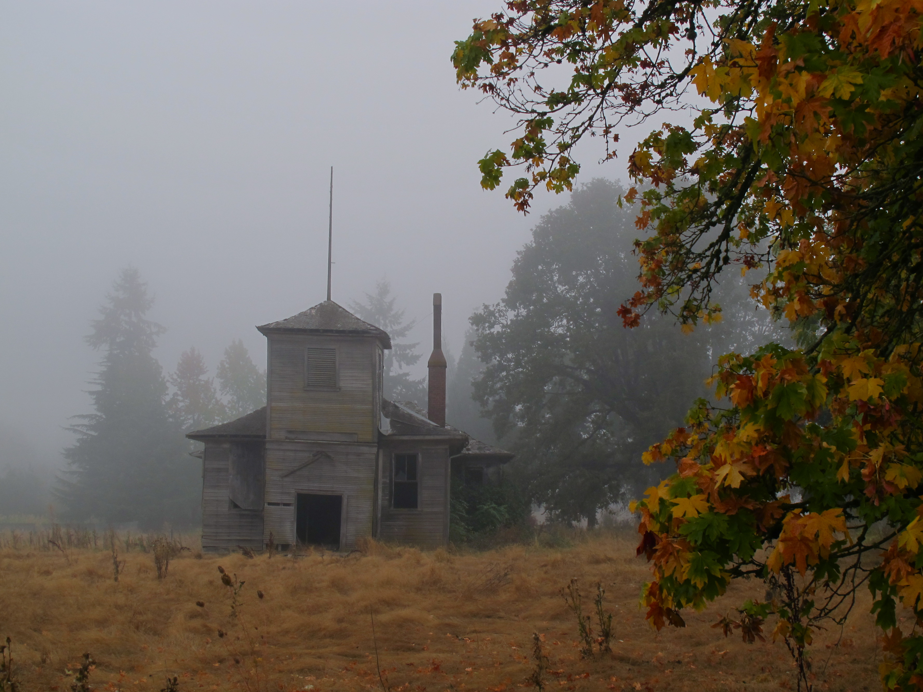 Spooky Old Schoolhouse.