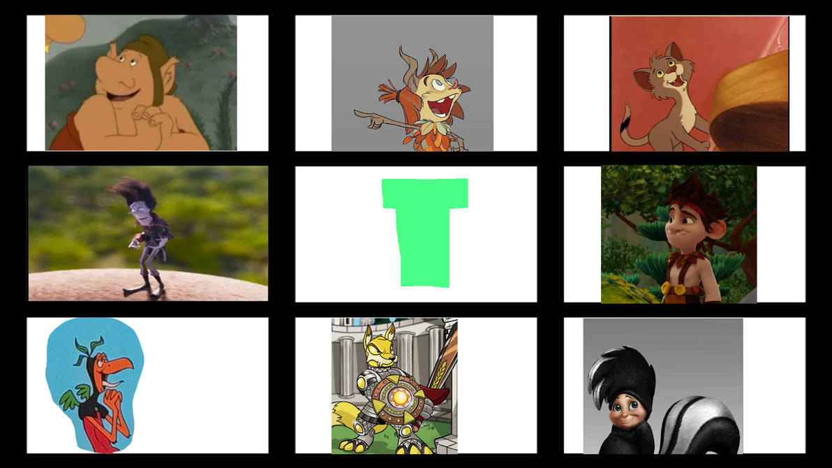 Favorite Letter T Characters Template By Nucanim by Rikafu19 on DeviantArt