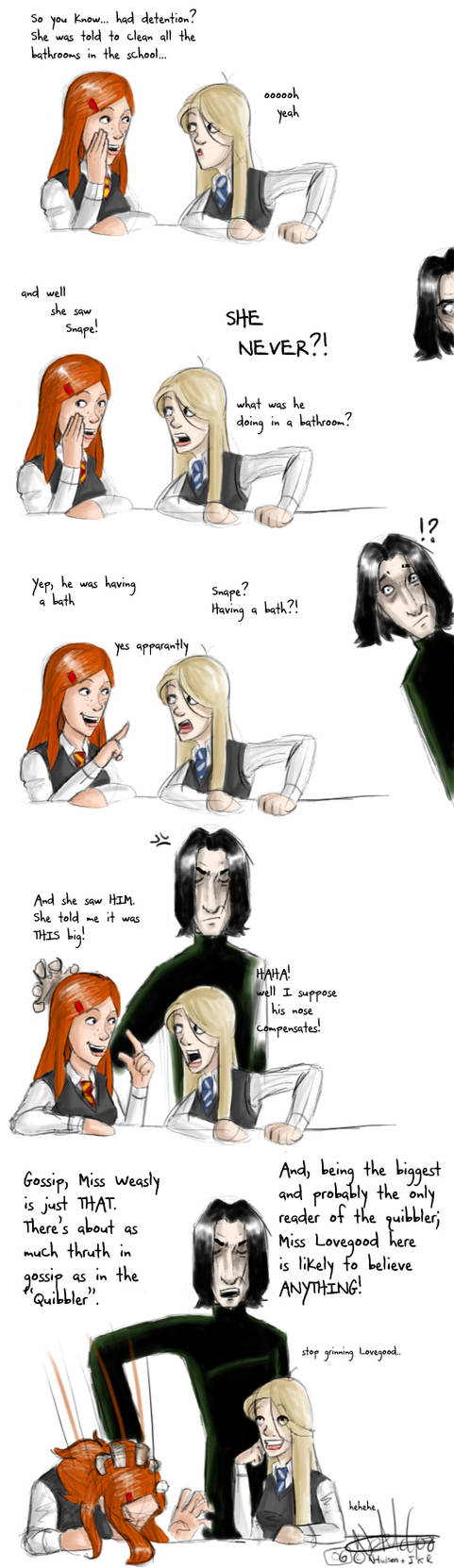 HP: Snape Gossip by d4rkAnimeNoz on DeviantArt