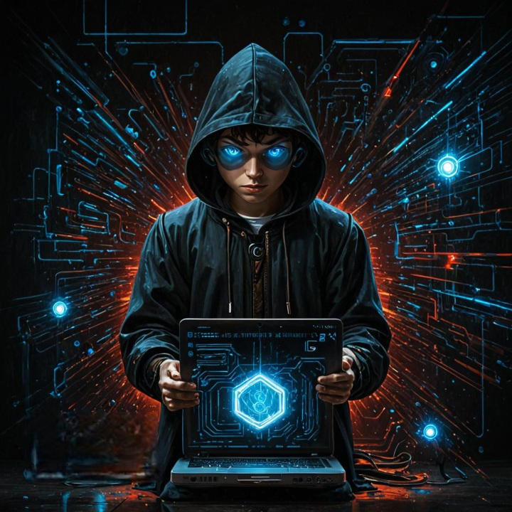 little hacker in virtual space by CyberSecurocrat on DeviantArt