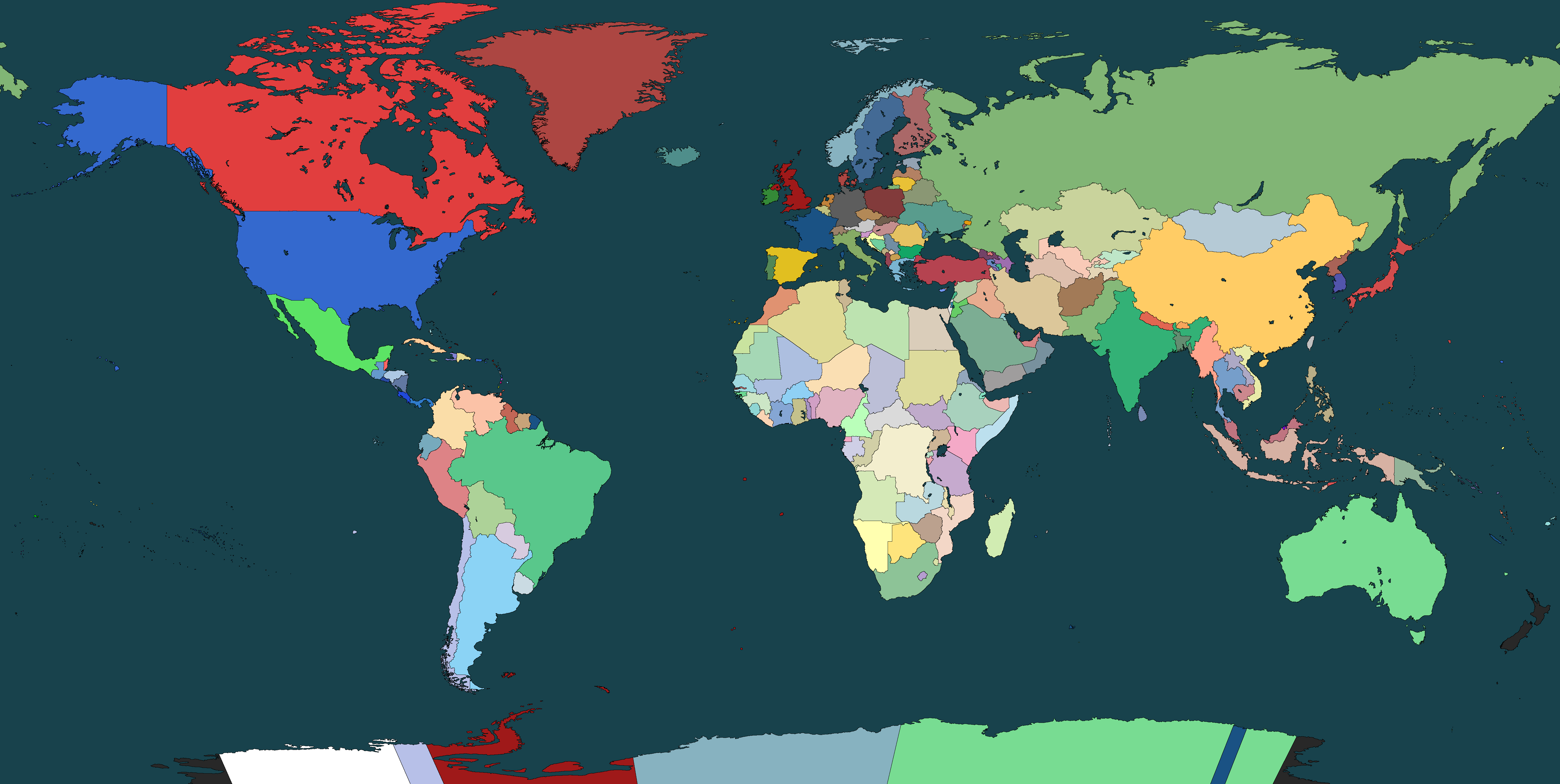 Blank World Map Smooth By Moxn On Deviantart