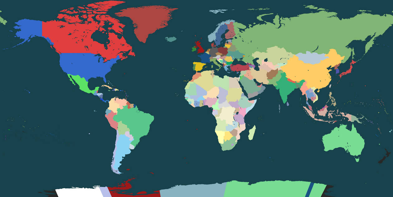 Blank World Map - Borderless by moxn on DeviantArt