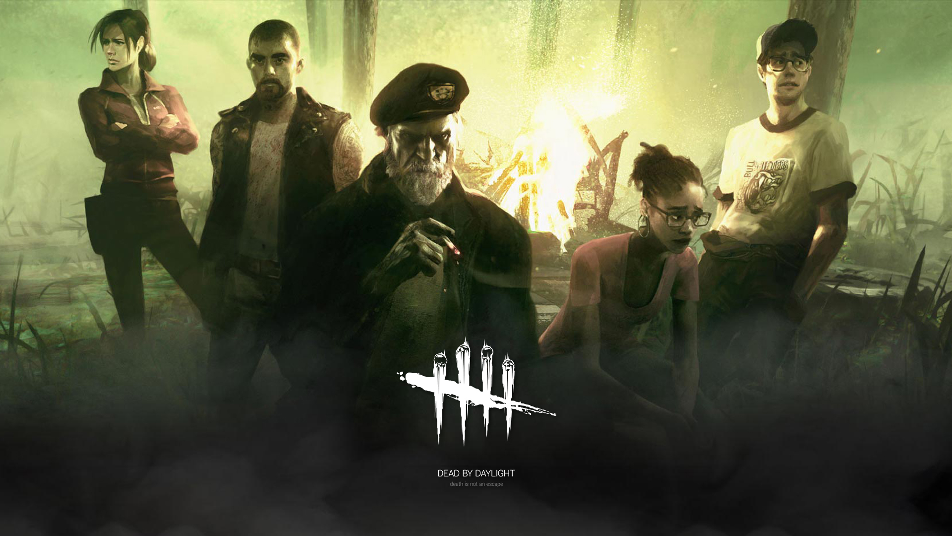 Dead By Daylight x Left 4 Dead Crossover Wallpaper