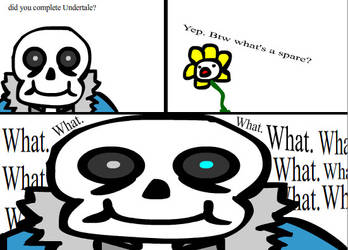 Flowey Plays Undertale.