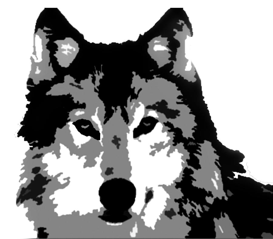 Wolf Stencil by Prob1emSolver on DeviantArt