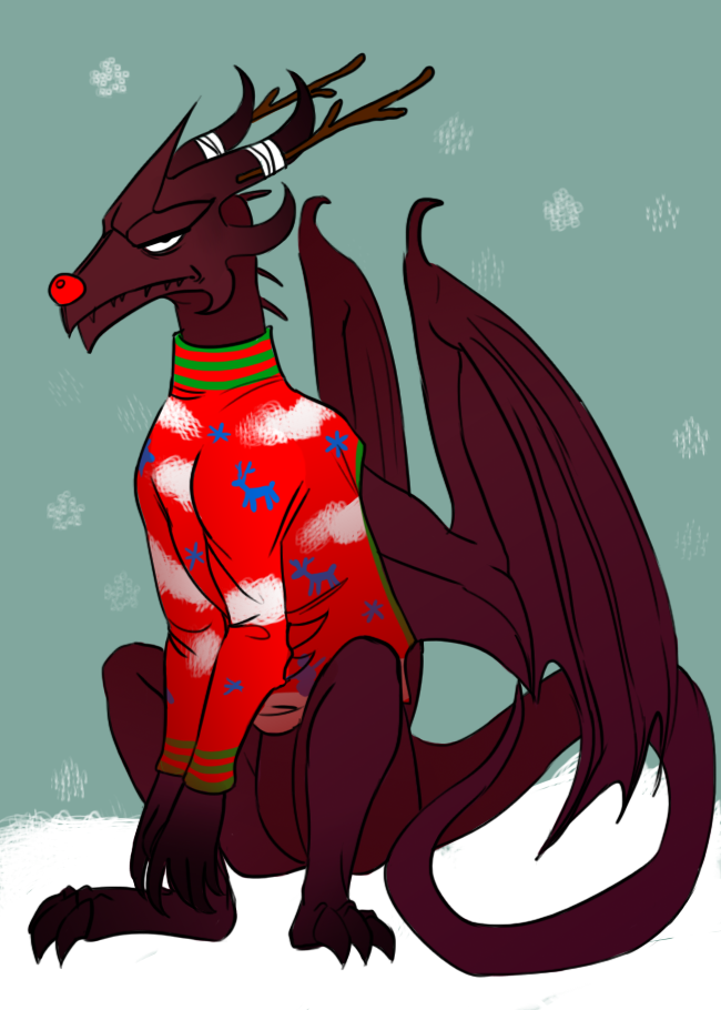 OBLIGATORY CHRISTMAS DRAGON