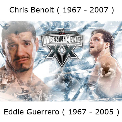 Chris Benoit an Eddie Guerrero