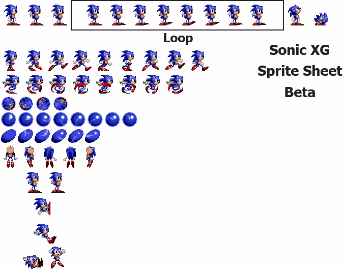 Kinda) Toei Sonic Sprites (V.2) by Welber13 on DeviantArt