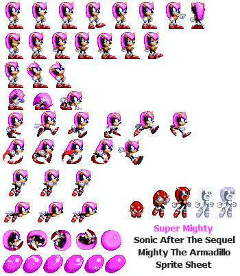 Super Sonic Sprite Sheet {My Palette} by RedDaDoucheHog on DeviantArt